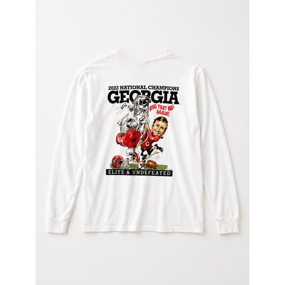 UGA 2022 National Champions Long Sleeve T-Shirt | Size Medium